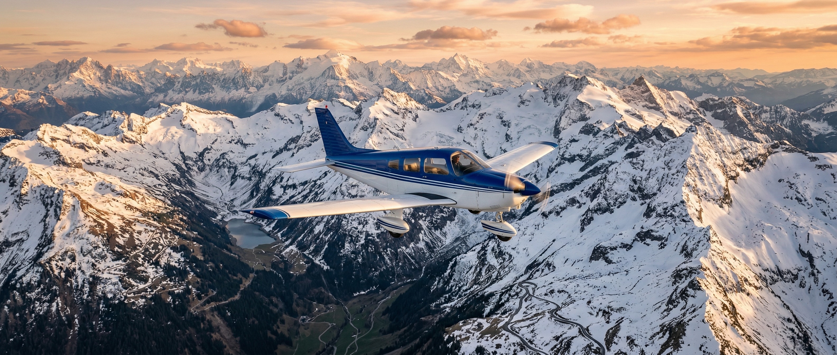 Piper Archer in flight