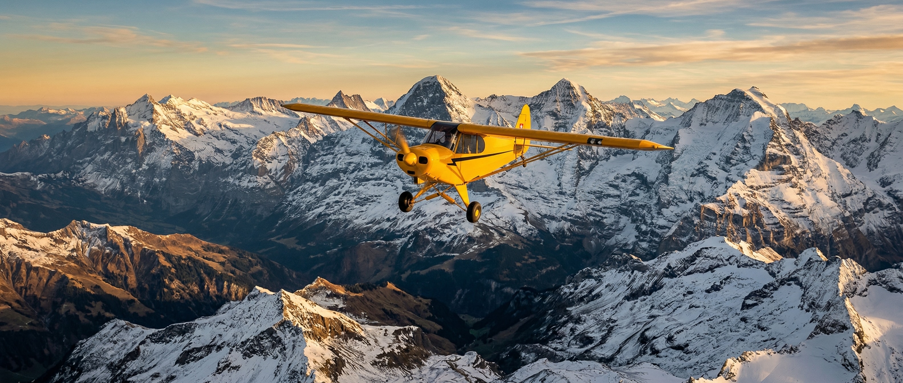 Piper PA-18 Super Cub in flight