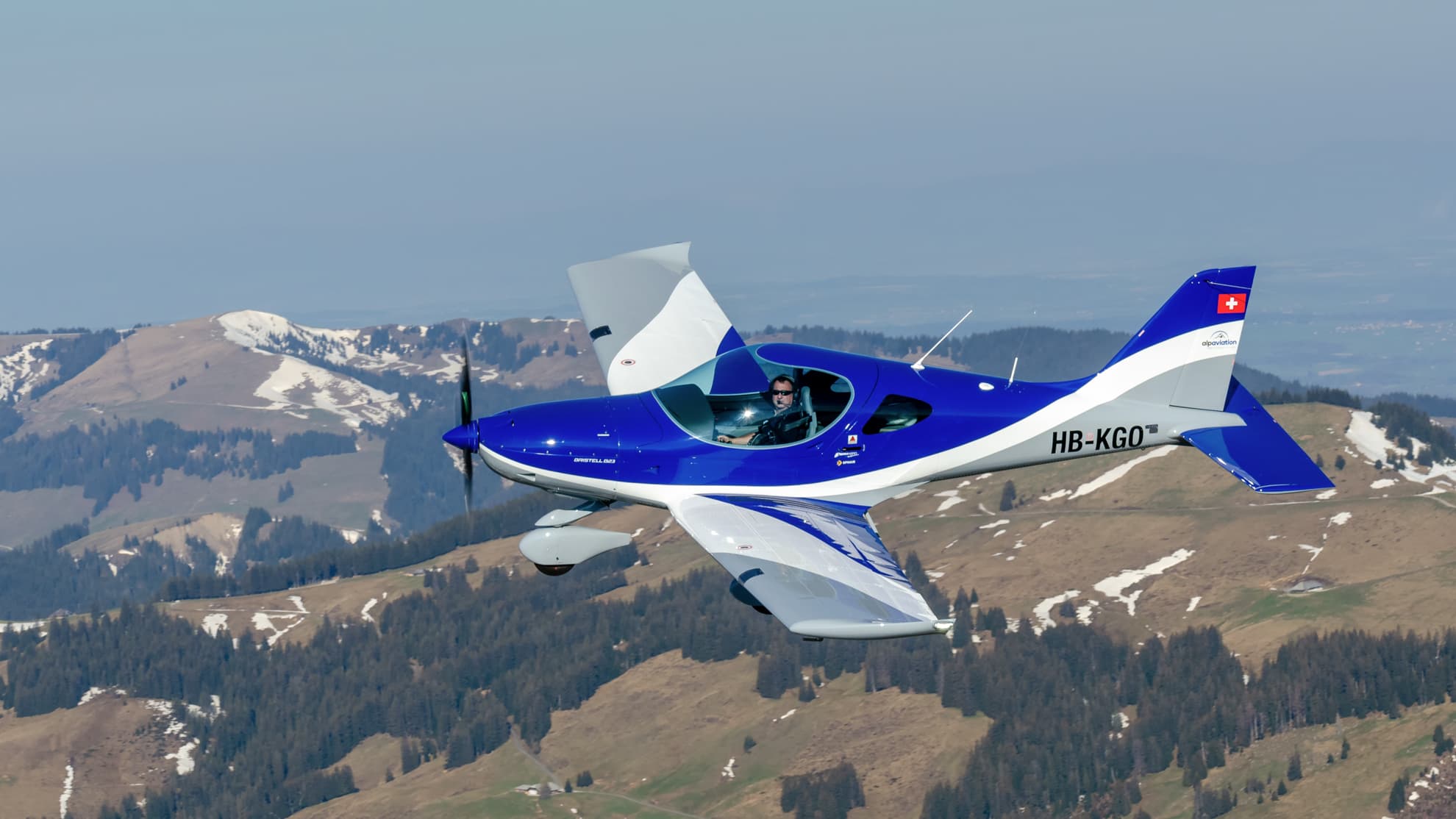 Mountain Flying from Bern